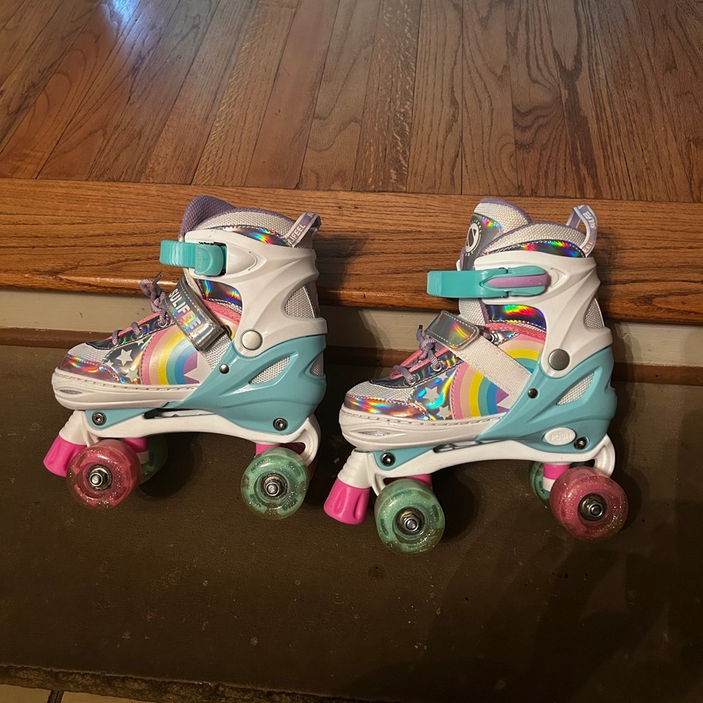 Colorful Adjustable Roller Skates